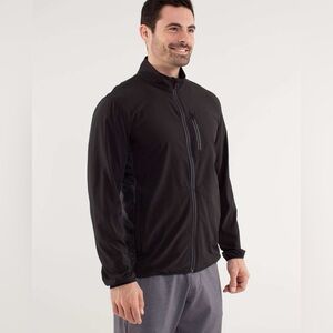 LULULEMON Men’s Surge Full-Zip Vented Lightweight Jacket Black 1st Release Large